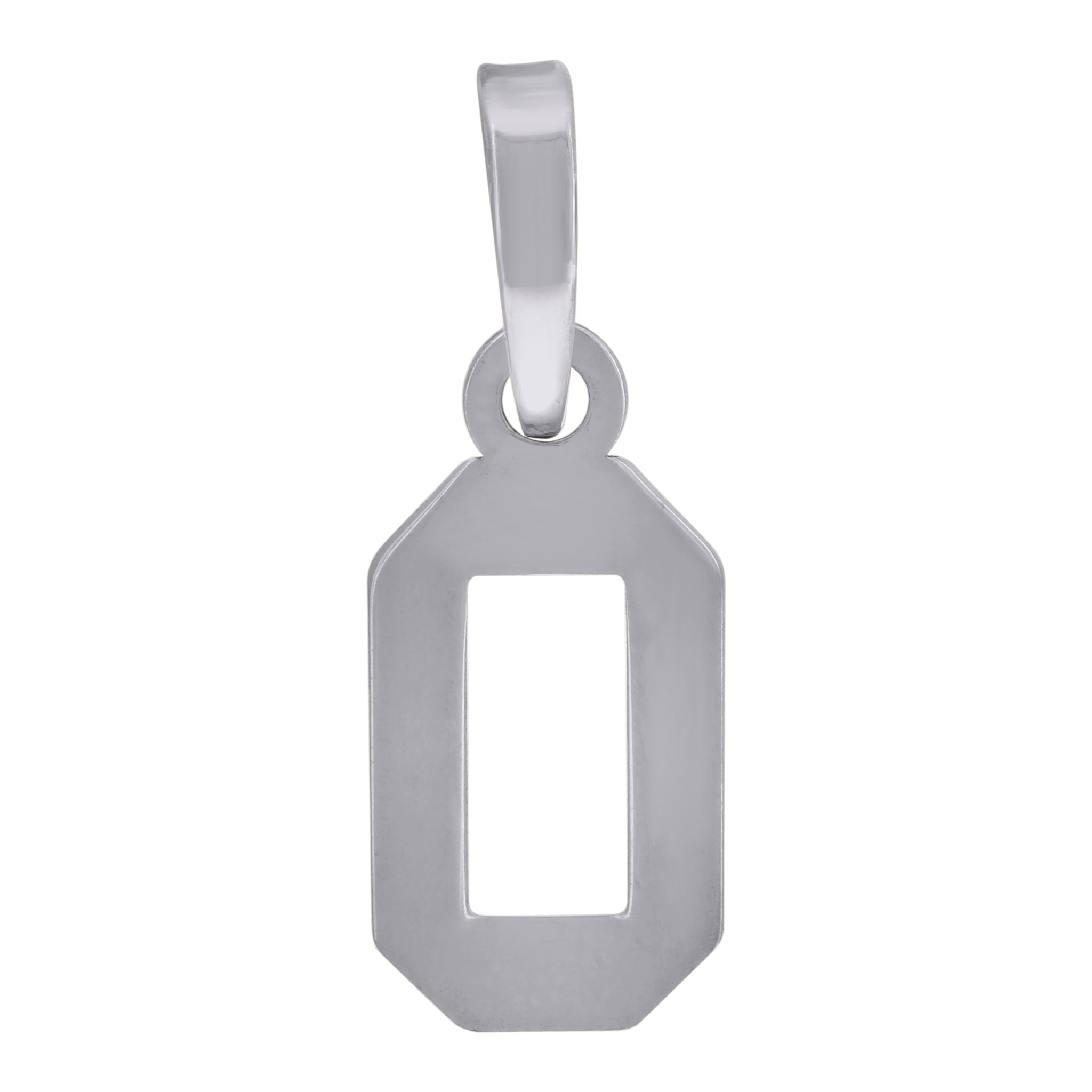 Unisex Silver Number Pendant – Mingo Gold Collection
